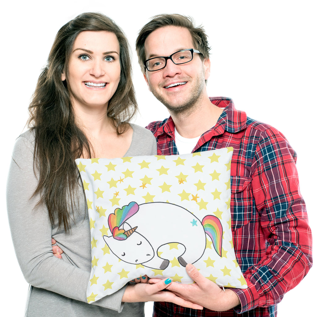 40x40 Kissen Einhorn Nacht Kissenhülle, Kopfkissen, Sofakissen, Dekokissen, Motivkissen, Einhorn, Einhörner, Einhorn Deko, Pegasus, Unicorn, Träume, Traum, unicorn, Realität, Menschen, Geschenk, Ruhe, Freundin