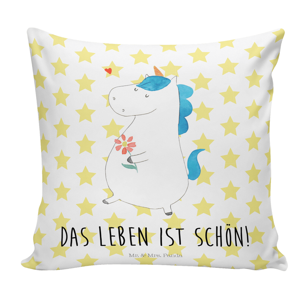 40x40 Kissen Einhorn Spaziergang Kissenhülle, Kopfkissen, Sofakissen, Dekokissen, Motivkissen, Einhorn, Einhörner, Einhorn Deko, Pegasus, Unicorn, Glitzer, Blumen, Spaziergang, Motivation, Gute Laune, Freude, Freundin, Mutter, Schwester