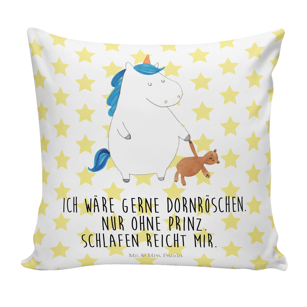 40x40 Kissen Einhorn Teddy Kissenhülle, Kopfkissen, Sofakissen, Dekokissen, Motivkissen, Einhorn, Einhörner, Einhorn Deko, Pegasus, Unicorn, schlafen, gute Nacht, Single, Bett, Träumen, Freundin, Singleleben