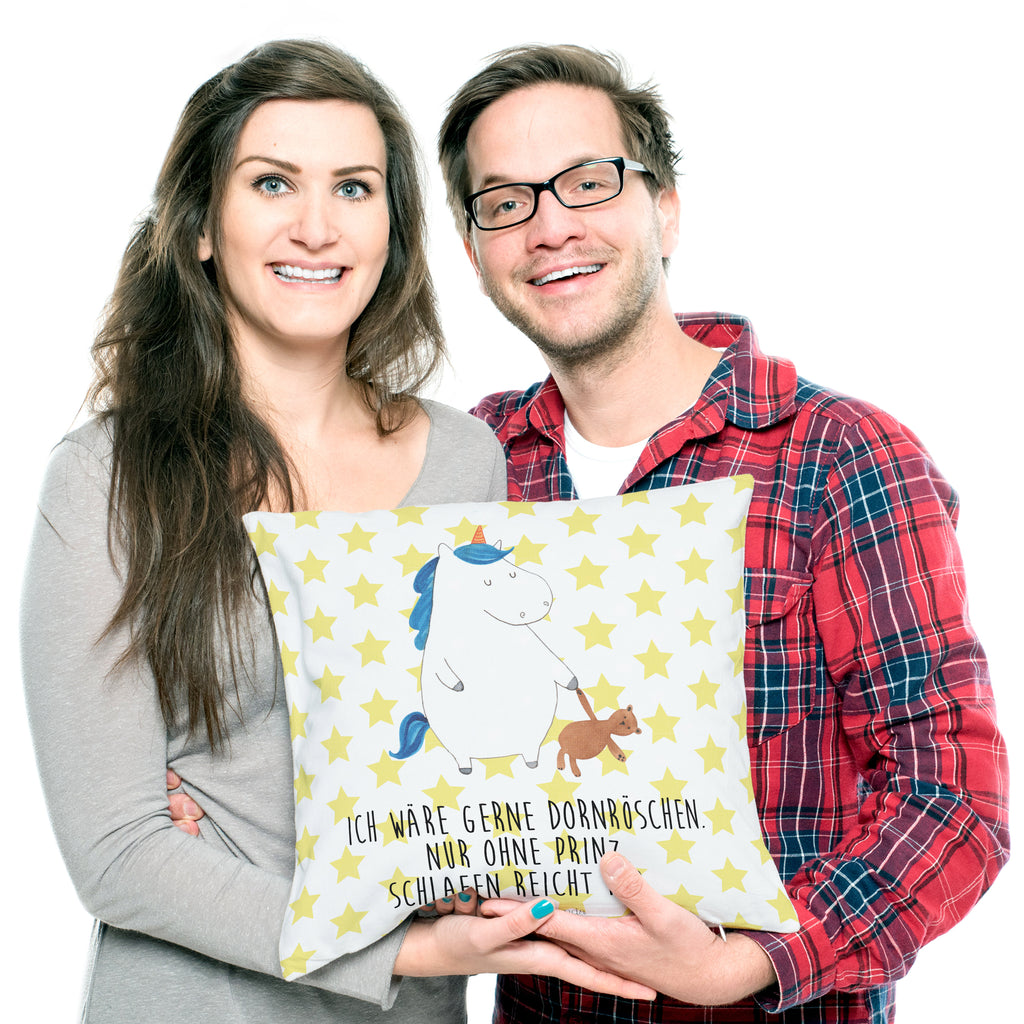 40x40 Kissen Einhorn Teddy Kissenhülle, Kopfkissen, Sofakissen, Dekokissen, Motivkissen, Einhorn, Einhörner, Einhorn Deko, Pegasus, Unicorn, schlafen, gute Nacht, Single, Bett, Träumen, Freundin, Singleleben
