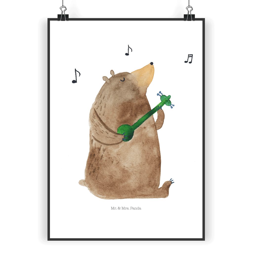 Poster Bär Lied Poster, Wandposter, Bild, Wanddeko, Küchenposter, Kinderposter, Wanddeko Bild, Raumdekoration, Wanddekoration, Handgemaltes Poster, Mr. & Mrs. Panda Poster, Designposter, Kunstdruck, Posterdruck, Bär, Teddy, Teddybär, Bärchen, Bear, Liebeslied, Lied, Song, Valentinstag, Valentine, Geschenk, Partner, Liebe, Freundin, Frau, Herz, Spruch