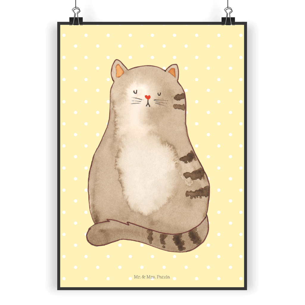 Poster Katze sitzend Poster, Wandposter, Bild, Wanddeko, Küchenposter, Kinderposter, Wanddeko Bild, Raumdekoration, Wanddekoration, Handgemaltes Poster, Mr. & Mrs. Panda Poster, Designposter, Kunstdruck, Posterdruck, Katze, Katzenmotiv, Katzenfan, Katzendeko, Katzenfreund, Katzenliebhaber, Katzenprodukte, Katzenartikel, Katzenaccessoires, Katzensouvenirs, Katzenliebhaberprodukte, Katzenmotive, Katzen, Kater, Mietze, Cat, Cats, Katzenhalter, Katzenbesitzerin, Haustier, Katzenliebe, Lebensinhalt, Liebe, Mittelpunkt, Familie