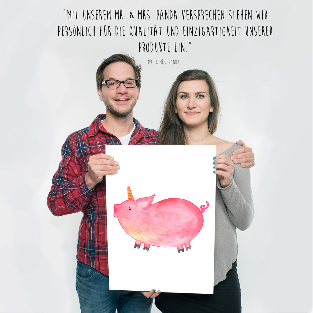 Poster Einhorn Schweinhorn Poster, Wandposter, Bild, Wanddeko, Küchenposter, Kinderposter, Wanddeko Bild, Raumdekoration, Wanddekoration, Handgemaltes Poster, Mr. & Mrs. Panda Poster, Designposter, Kunstdruck, Posterdruck, Einhorn, Einhörner, Einhorn Deko, Pegasus, Unicorn, Party, Spaß, Schwein, Schweinhorn, Bauer, witzig. lustig, Spruch, geschenk, Pig, Piggy, funny, english, englisch