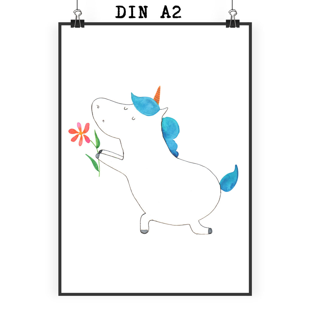 Poster Einhorn Blume Poster, Wandposter, Bild, Wanddeko, Küchenposter, Kinderposter, Wanddeko Bild, Raumdekoration, Wanddekoration, Handgemaltes Poster, Mr. & Mrs. Panda Poster, Designposter, Kunstdruck, Posterdruck, Einhorn, Einhörner, Einhorn Deko, Pegasus, Unicorn, Liebe, Liebesbeweis, Antrag, Heiratsantrag, Verlobung, Ehepaar, Pärchen, Partner, Freund, Freundin, Ehe, heiraten