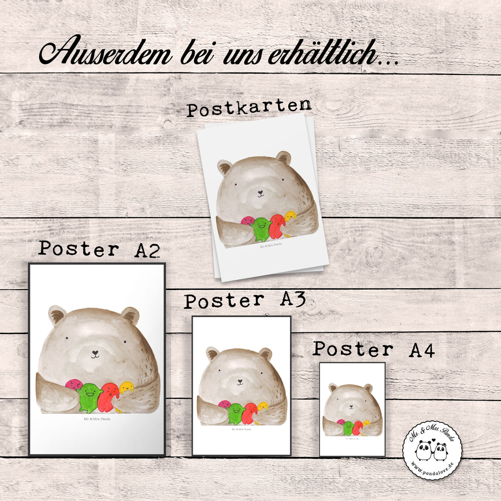 Poster Bär Gefühl Poster, Wandposter, Bild, Wanddeko, Küchenposter, Kinderposter, Wanddeko Bild, Raumdekoration, Wanddekoration, Handgemaltes Poster, Mr. & Mrs. Panda Poster, Designposter, Kunstdruck, Posterdruck, Bär, Teddy, Teddybär, Wahnsinn, Verrückt, Durchgedreht