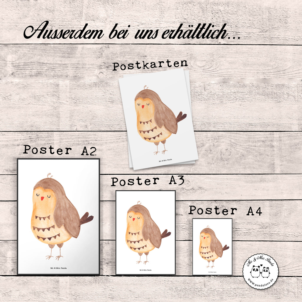 Poster Eule Zufrieden Poster, Wandposter, Bild, Wanddeko, Küchenposter, Kinderposter, Wanddeko Bild, Raumdekoration, Wanddekoration, Handgemaltes Poster, Mr. & Mrs. Panda Poster, Designposter, Kunstdruck, Posterdruck, Eule, Eule Spruch, Eule deko, Owl, Liebe Spruch, Romantisch, Wortspiel lustig, Spruch schön, Geschenk Hochzeitstag