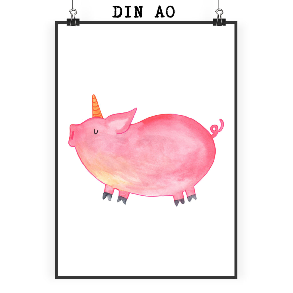 Poster Einhorn Schweinhorn Poster, Wandposter, Bild, Wanddeko, Küchenposter, Kinderposter, Wanddeko Bild, Raumdekoration, Wanddekoration, Handgemaltes Poster, Mr. & Mrs. Panda Poster, Designposter, Kunstdruck, Posterdruck, Einhorn, Einhörner, Einhorn Deko, Pegasus, Unicorn, Party, Spaß, Schwein, Schweinhorn, Bauer, witzig. lustig, Spruch, geschenk, Pig, Piggy, funny, english, englisch