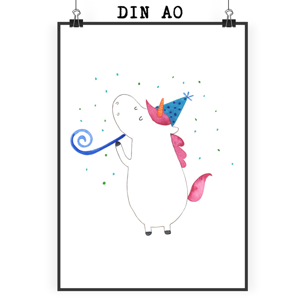 Poster Einhorn Party Poster, Wandposter, Bild, Wanddeko, Küchenposter, Kinderposter, Wanddeko Bild, Raumdekoration, Wanddekoration, Handgemaltes Poster, Mr. & Mrs. Panda Poster, Designposter, Kunstdruck, Posterdruck, Einhorn, Einhörner, Einhorn Deko, Pegasus, Unicorn, Glitzer, Konfetti, Party, Geburtstag, Feier, Fest, Alkohol, Disco, Club