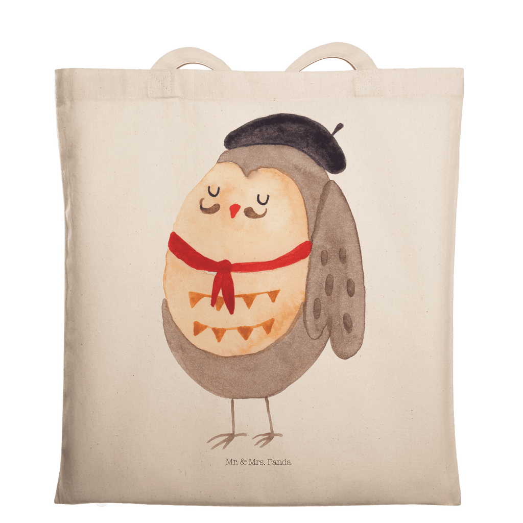 Tragetasche Eule Französisch Beuteltasche, Beutel, Einkaufstasche, Jutebeutel, Stoffbeutel, Eule, Eulen, Eule Deko, Owl, hibou, La vie est belle, das Leben ist schön, Spruch schön, Spruch Französisch, Frankreich