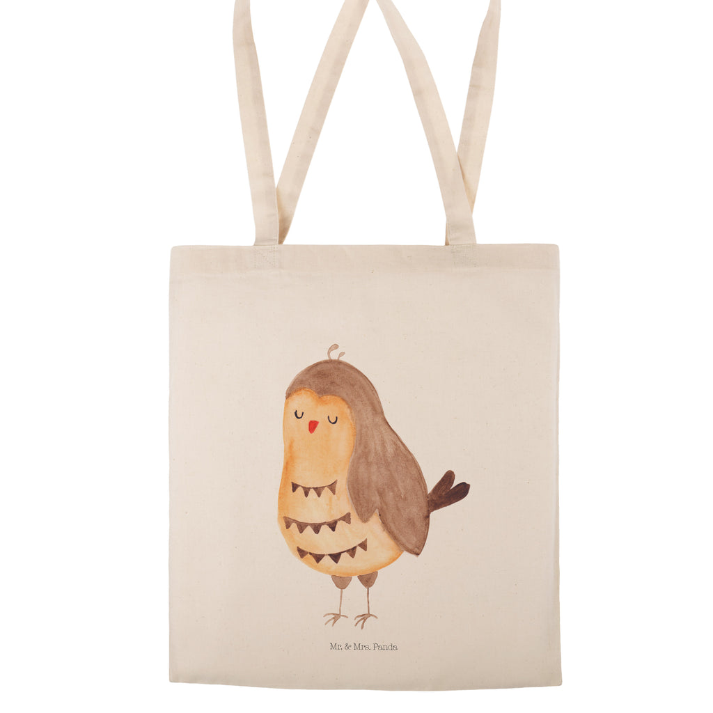 Tragetasche Eule Zufrieden Beuteltasche, Beutel, Einkaufstasche, Jutebeutel, Stoffbeutel, Eule, Eule Spruch, Eule deko, Owl, Liebe Spruch, Romantisch, Wortspiel lustig, Spruch schön, Geschenk Hochzeitstag