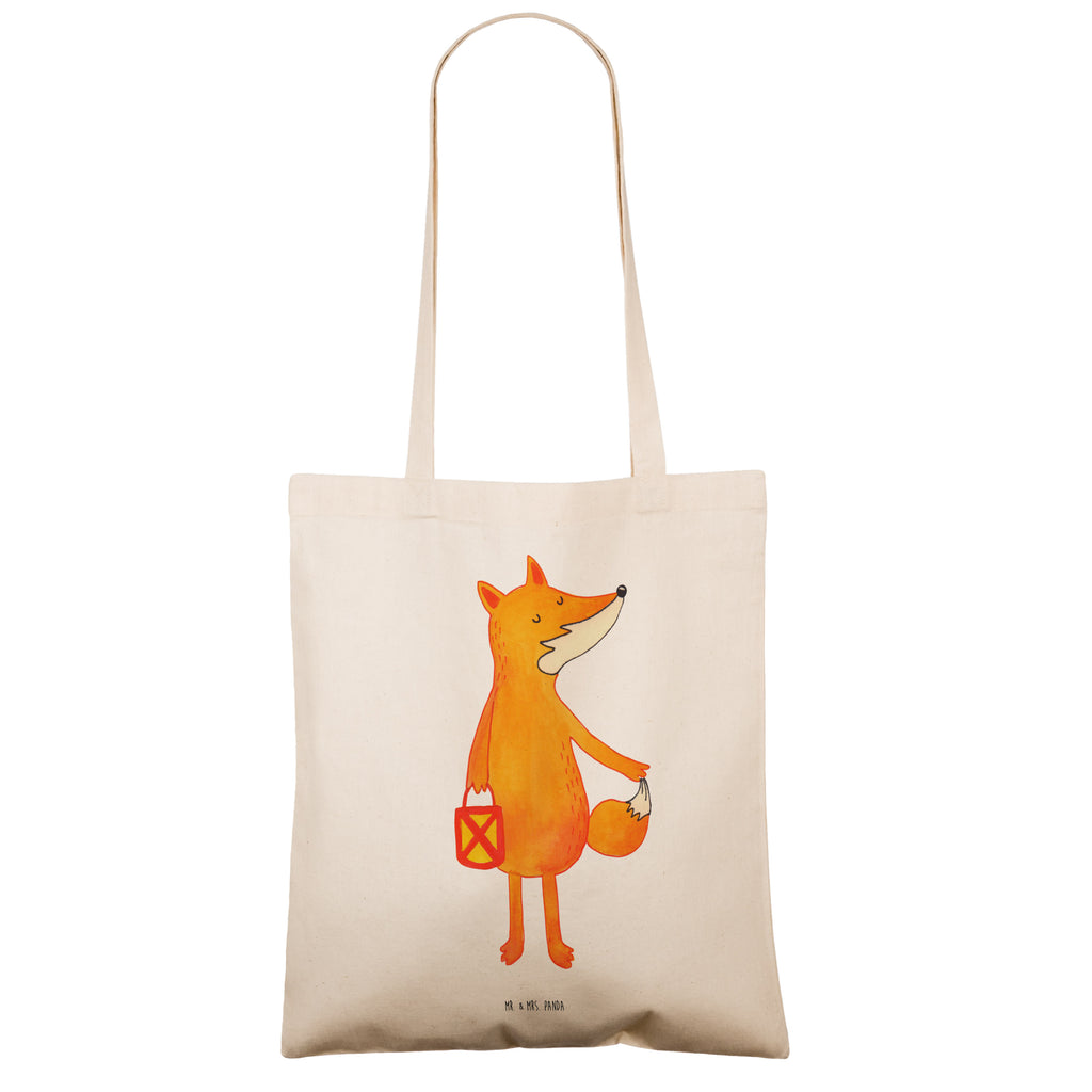 Tragetasche Fuchs Laterne Beuteltasche, Beutel, Einkaufstasche, Jutebeutel, Stoffbeutel, Fuchs, Füchse, Spruch trösten, Liebeskummer Spruch, Laterne, Sankt Martin, Laternenumzug, Aufmuntern, Cäsar Otto Hugo Flaischlen