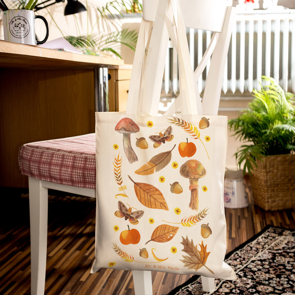 Tragetasche Herbst Beuteltasche, Beutel, Einkaufstasche, Jutebeutel, Stoffbeutel, Blumen Deko, Frühlings Deko, Sommer Deko, Dekoration, positive Botschaft, Naturliebhaber, Outdoor, Natur, Abenteuer, Herbst, Herbstlaub, Geschenk Natur, Jahreszeit Motiv, Naturmotiv, Blätter, Blatt, September, Oktober, November, Pilze