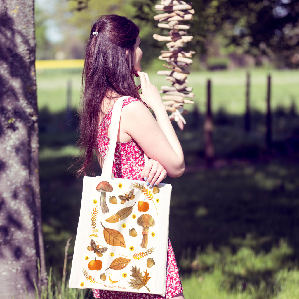 Tragetasche Herbst Beuteltasche, Beutel, Einkaufstasche, Jutebeutel, Stoffbeutel, Blumen Deko, Frühlings Deko, Sommer Deko, Dekoration, positive Botschaft, Naturliebhaber, Outdoor, Natur, Abenteuer, Herbst, Herbstlaub, Geschenk Natur, Jahreszeit Motiv, Naturmotiv, Blätter, Blatt, September, Oktober, November, Pilze