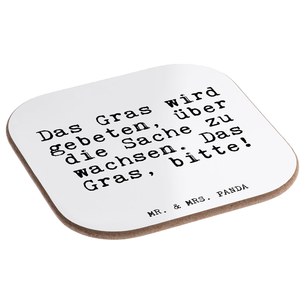 Quadratische Untersetzer Fun Talk Das Gras wird gebeten, über die Sache zu wachsen. Das Gras, bitte! Bierdeckel, Glasuntersetzer, Untersetzer Gläser, Getränkeuntersetzer, Spruch, Sprüche, lustig, Weisheiten, Zitate, Glizer Spruch Sprüche Weisheiten Zitate Lustig Weisheit Worte