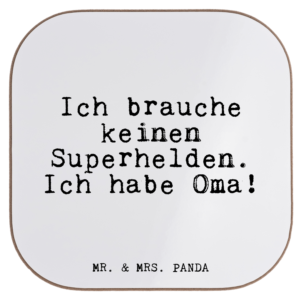 Quadratische Untersetzer Fun Talk Ich brauche keinen Superhelden. Ich habe Oma! Bierdeckel, Glasuntersetzer, Untersetzer Gläser, Getränkeuntersetzer, Spruch, Sprüche, lustig, Weisheiten, Zitate, Glizer Spruch Sprüche Weisheiten Zitate Lustig Weisheit Worte