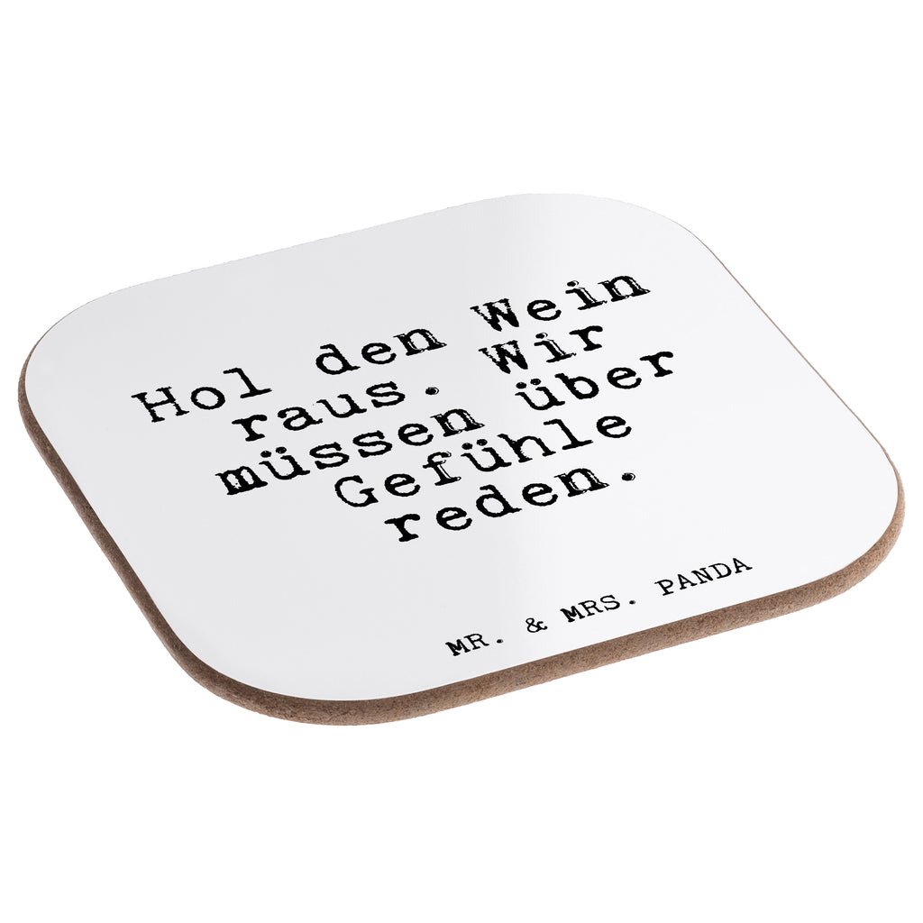 Quadratische Untersetzer Fun Talk Hol den Wein raus. Wir müssen über Gefühle reden. Bierdeckel, Glasuntersetzer, Untersetzer Gläser, Getränkeuntersetzer, Spruch, Sprüche, lustig, Weisheiten, Zitate, Glizer Spruch Sprüche Weisheiten Zitate Lustig Weisheit Worte