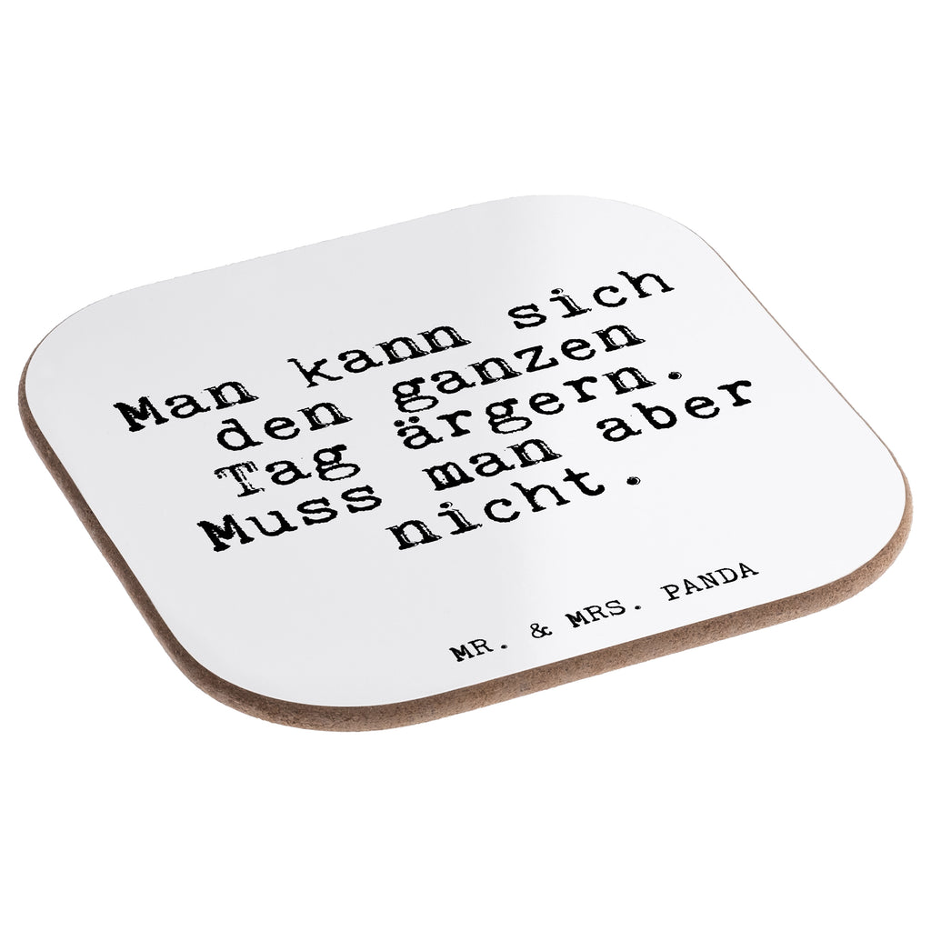 Quadratische Untersetzer Fun Talk Man kann sich den ganzen Tag ärgern. Muss man aber nicht. Bierdeckel, Glasuntersetzer, Untersetzer Gläser, Getränkeuntersetzer, Spruch, Sprüche, lustig, Weisheiten, Zitate, Glizer Spruch Sprüche Weisheiten Zitate Lustig Weisheit Worte