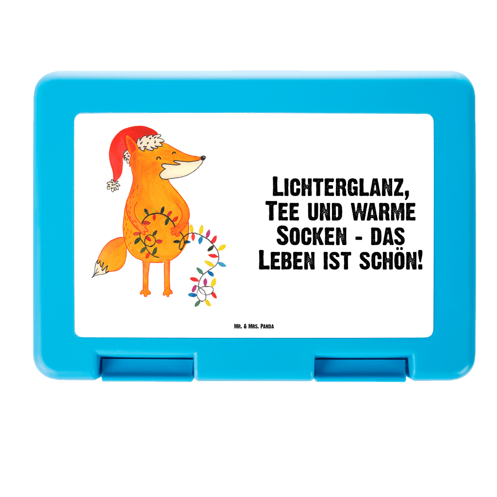 Brotdose Fuchs Weihnachten Brotbox, Snackbox, Lunch box, Butterbrotdose, Brotzeitbox, Winter, Weihnachten, Weihnachtsdeko, Nikolaus, Advent, Heiligabend, Wintermotiv, Fuchs, Füchse, Spruch schön, Geschenk Weihnachten, Weihnachtsmann, Weihnachtszeit