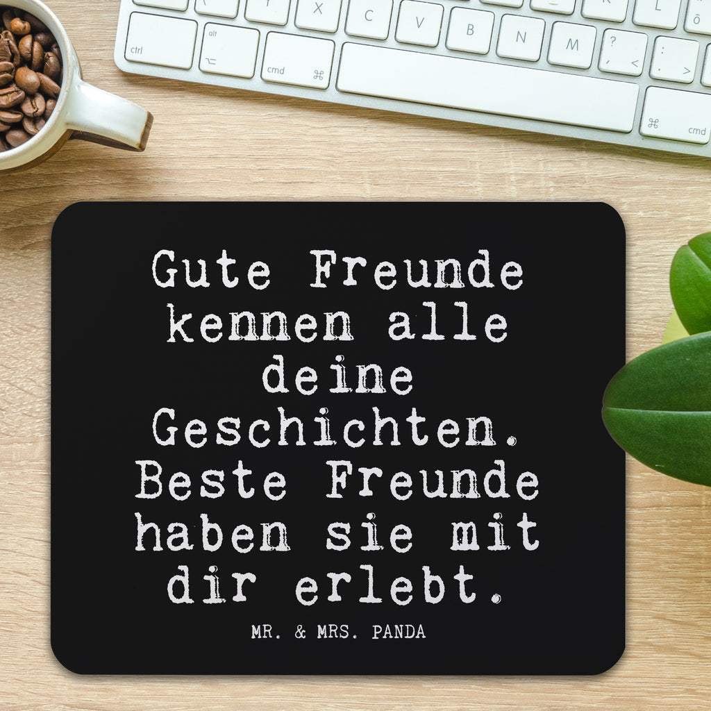 Mauspad Fun Talk Gute Freunde kennen alle deine Geschichten. Beste Freunde haben sie mit dir erlebt. Mousepad, Computer zubehör, Büroausstattung, PC Zubehör, Arbeitszimmer, Mauspad, Einzigartiges Mauspad, Designer Mauspad, Spruch, Sprüche, lustig, Weisheiten, Zitate, Glizer Spruch Sprüche Weisheiten Zitate Lustig Weisheit Worte