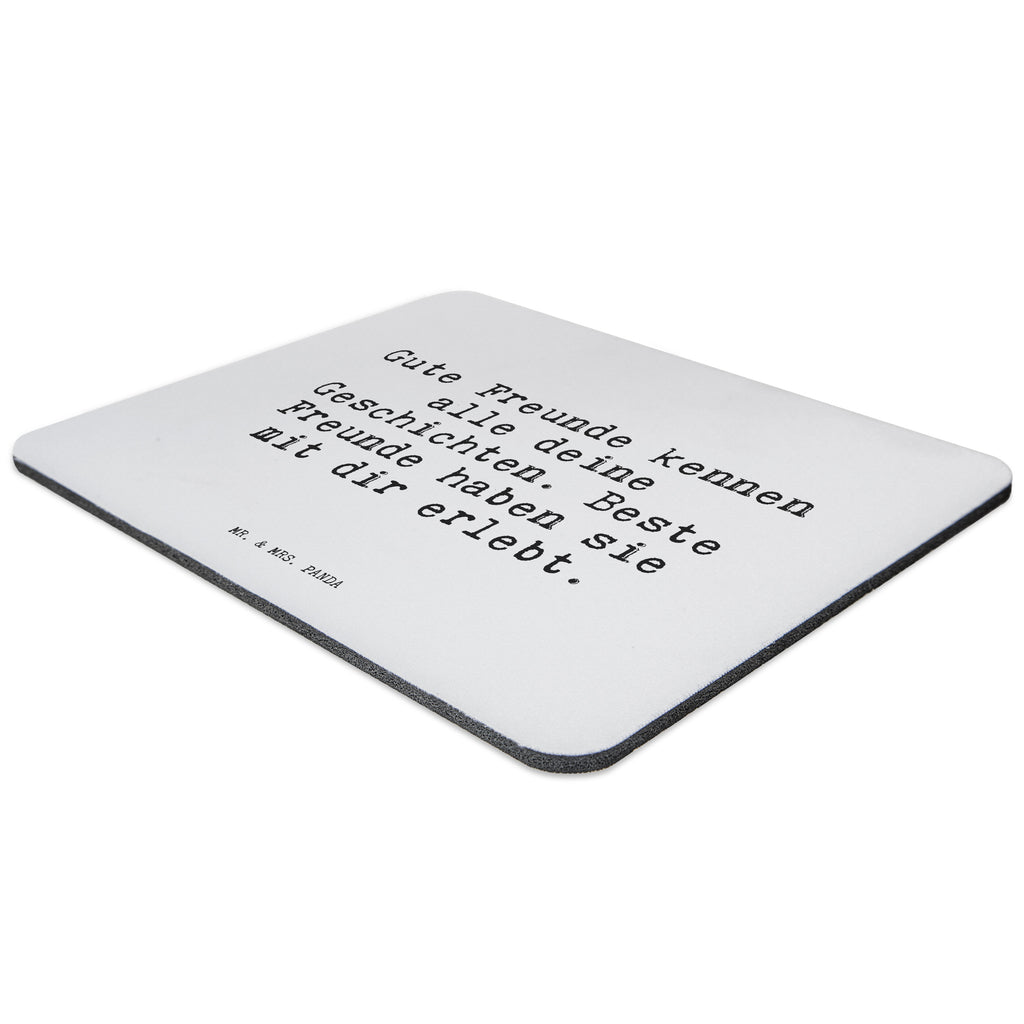 Mauspad Sprüche und Zitate Gute Freunde kennen alle deine Geschichten. Beste Freunde haben sie mit dir erlebt. Mousepad, Computer zubehör, Büroausstattung, PC Zubehör, Arbeitszimmer, Mauspad, Einzigartiges Mauspad, Designer Mauspad, Spruch, Sprüche, lustig, Weisheiten, Zitate, Spruch Sprüche Weisheiten Zitate Lustig Weisheit Worte