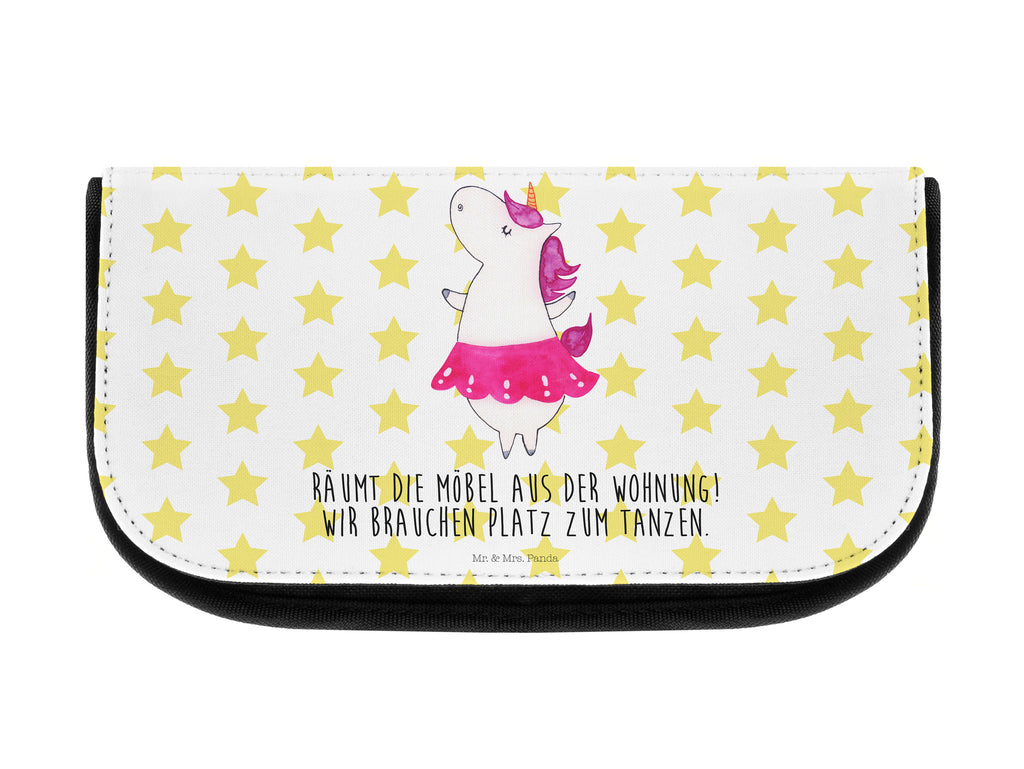 Kosmetiktasche Einhorn Ballerina Kosmetikbeutel, Kulturtasche, Kulturbeutel, Schminktasche, Make-Up Tasche, Einhorn, Einhörner, Einhorn Deko, Pegasus, Unicorn, Tanzen, Ballerina, Party, Wohnung, Spaß, Feiern, Geburtstag, Tänzerin, Lebenslust, Lebensfreude