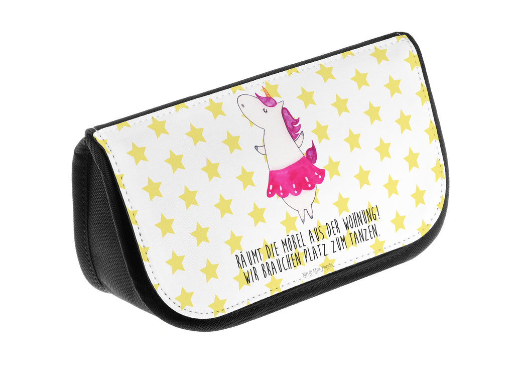 Kosmetiktasche Einhorn Ballerina Kosmetikbeutel, Kulturtasche, Kulturbeutel, Schminktasche, Make-Up Tasche, Einhorn, Einhörner, Einhorn Deko, Pegasus, Unicorn, Tanzen, Ballerina, Party, Wohnung, Spaß, Feiern, Geburtstag, Tänzerin, Lebenslust, Lebensfreude