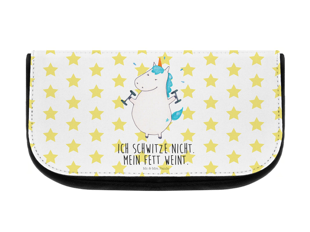 Kosmetiktasche Einhorn Fitness Kosmetikbeutel, Kulturtasche, Kulturbeutel, Schminktasche, Make-Up Tasche, Einhorn, Einhörner, Einhorn Deko, Pegasus, Unicorn, Gym, Fitness, Fitnessstudio, Diät, Abnehmen, Sport, Pumpen, Geräte, Sixpack