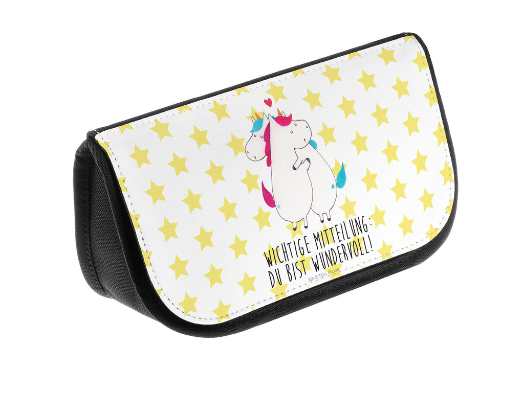 Kosmetiktasche Einhorn Mitteilung Kosmetikbeutel, Kulturtasche, Kulturbeutel, Schminktasche, Make-Up Tasche, Einhorn, Einhörner, Einhorn Deko, Pegasus, Unicorn, Valentinstag, Valentine, Liebe, Geschenk, Partner, Ehe, lustig, witzig, Spruch