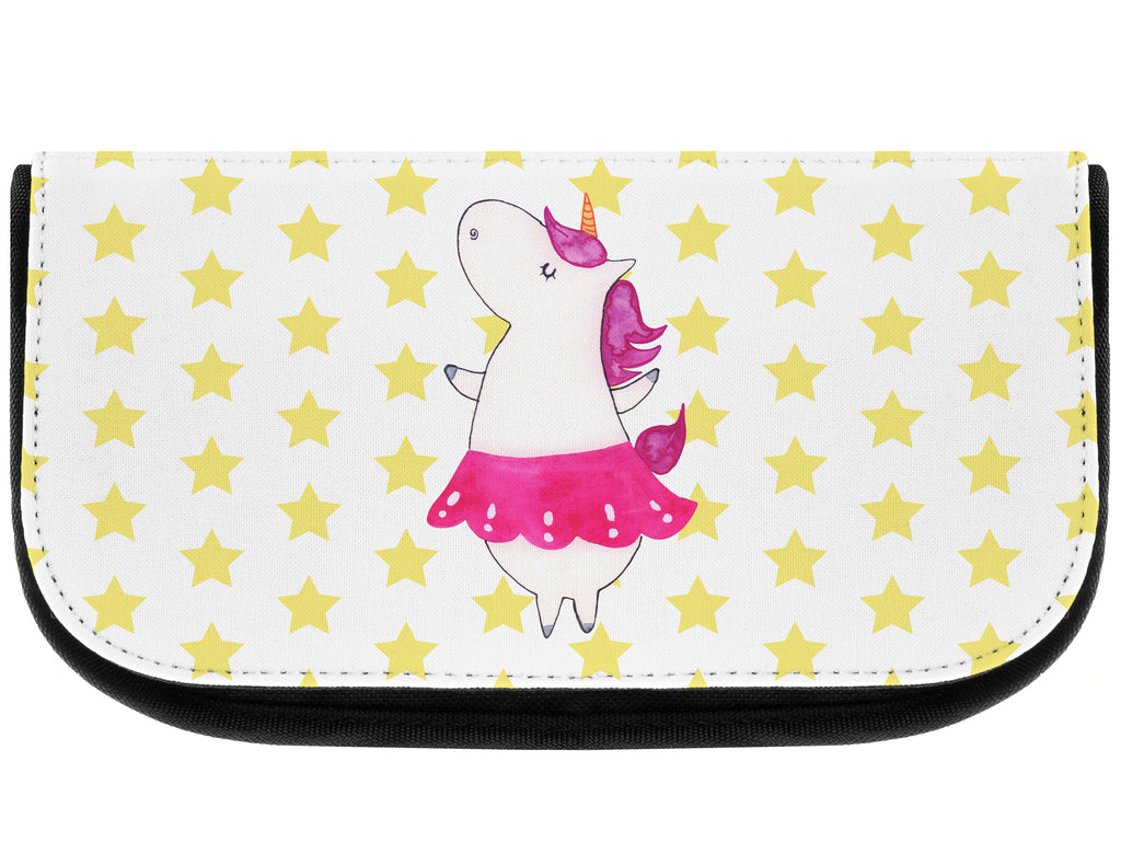 Kosmetiktasche Einhorn Ballerina Kosmetikbeutel, Kulturtasche, Kulturbeutel, Schminktasche, Make-Up Tasche, Einhorn, Einhörner, Einhorn Deko, Pegasus, Unicorn, Tanzen, Ballerina, Party, Wohnung, Spaß, Feiern, Geburtstag, Tänzerin, Lebenslust, Lebensfreude