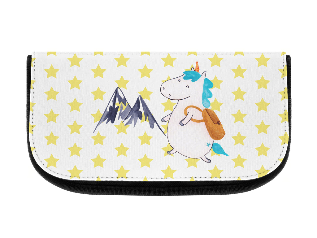 Kosmetiktasche Einhorn Bergsteiger Kosmetikbeutel, Kulturtasche, Kulturbeutel, Schminktasche, Make-Up Tasche, Einhorn, Einhörner, Einhorn Deko, Pegasus, Unicorn, Bergsteiger, Abenteuer, Berge, Abenteurer, Weltenbummler, Weltreise, Reisen, Urlaub, Entdecker