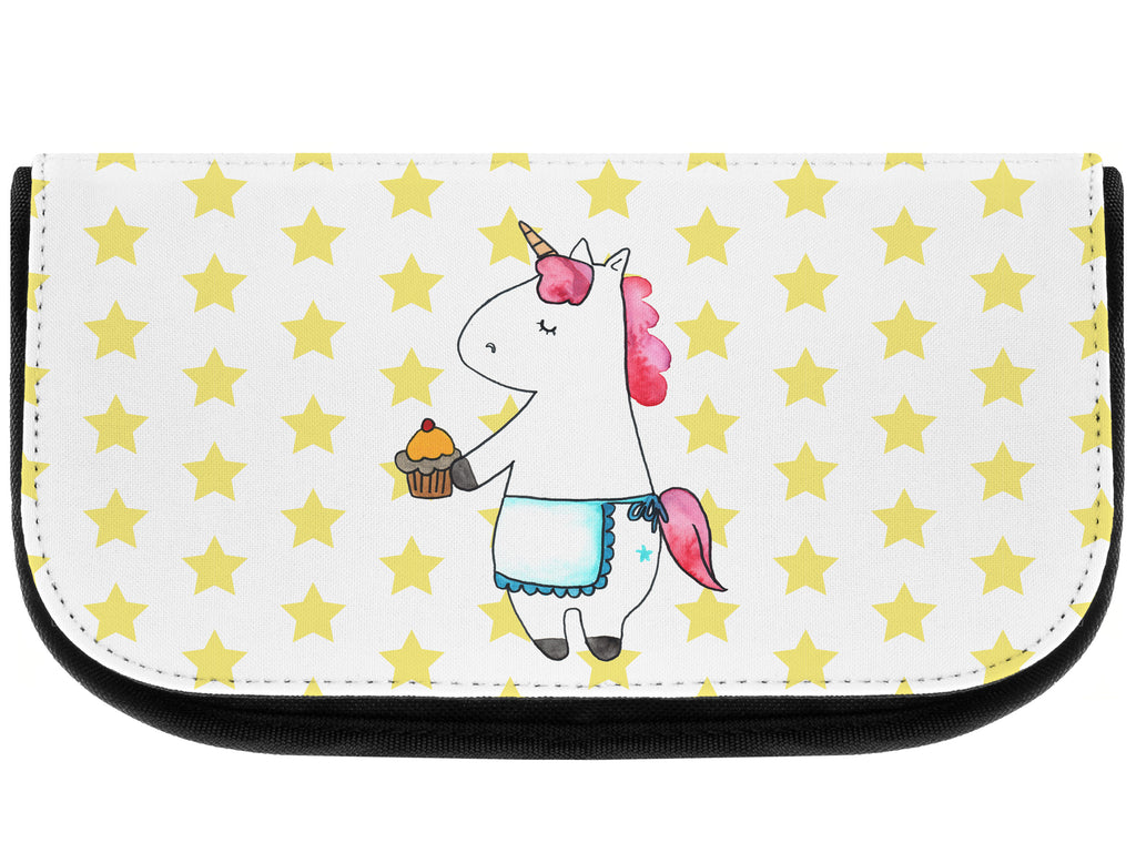 Kosmetiktasche Einhorn Muffin Kosmetikbeutel, Kulturtasche, Kulturbeutel, Schminktasche, Make-Up Tasche, Einhorn, Einhörner, Einhorn Deko, Pegasus, Unicorn, Geburtstag, Backen, Muffin, Kekse, Geburtstagsgrüße, Glückwünsche, Liebesgrüße, Grüße