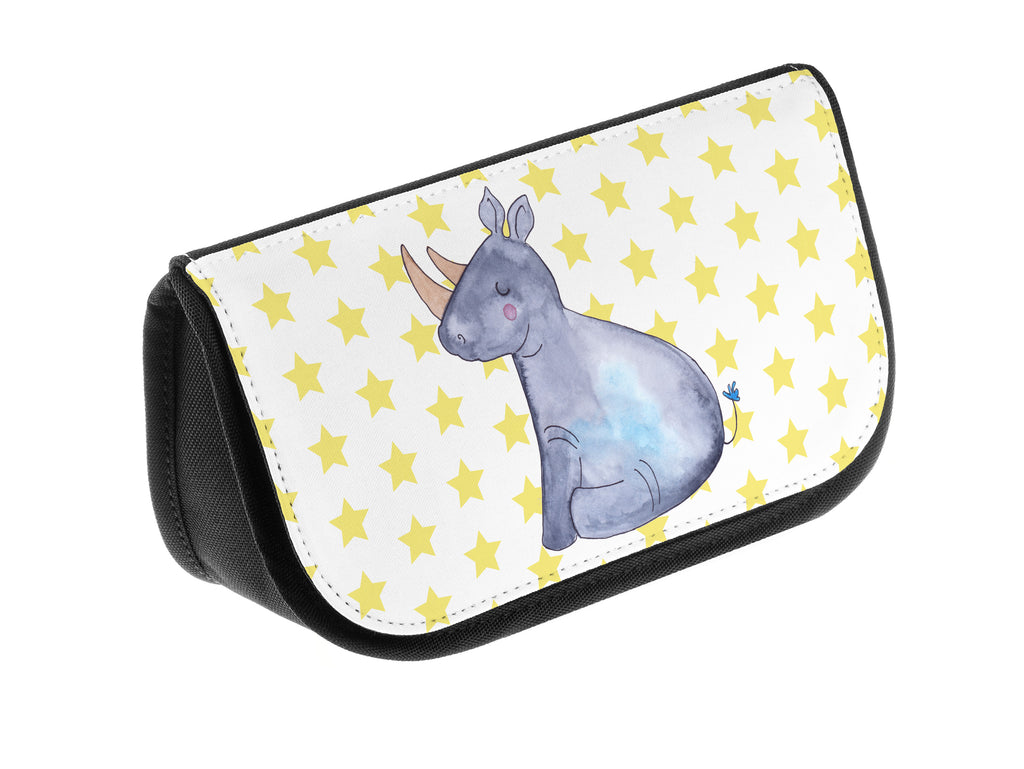 Kosmetiktasche Einhorn Nashorn Kosmetikbeutel, Kulturtasche, Kulturbeutel, Schminktasche, Make-Up Tasche, Einhorn, Einhörner, Einhorn Deko, Pegasus, Unicorn, Regenbogen, witzig, lustig, Zoo, Glitzer, Einhornpower, Erwachsenwerden, Nashorn, Nashörner