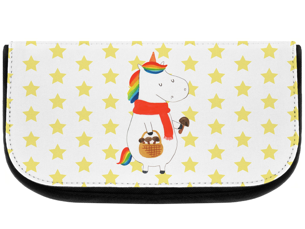 Kosmetiktasche Einhorn Pilz Kosmetikbeutel, Kulturtasche, Kulturbeutel, Schminktasche, Make-Up Tasche, Einhorn, Einhörner, Einhorn Deko, Pegasus, Unicorn, Pilze, Pilzsammler, Motivation, Spruch, Liebeskummer