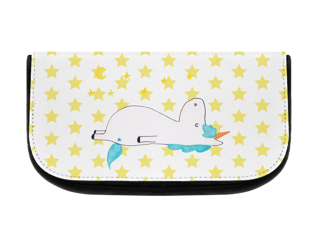 Kosmetiktasche Einhorn Sternenhimmel Kosmetikbeutel, Kulturtasche, Kulturbeutel, Schminktasche, Make-Up Tasche, Einhorn, Einhörner, Einhorn Deko, Pegasus, Unicorn, Sterne, Dachschaden, Verrückt, Sternenhimmel