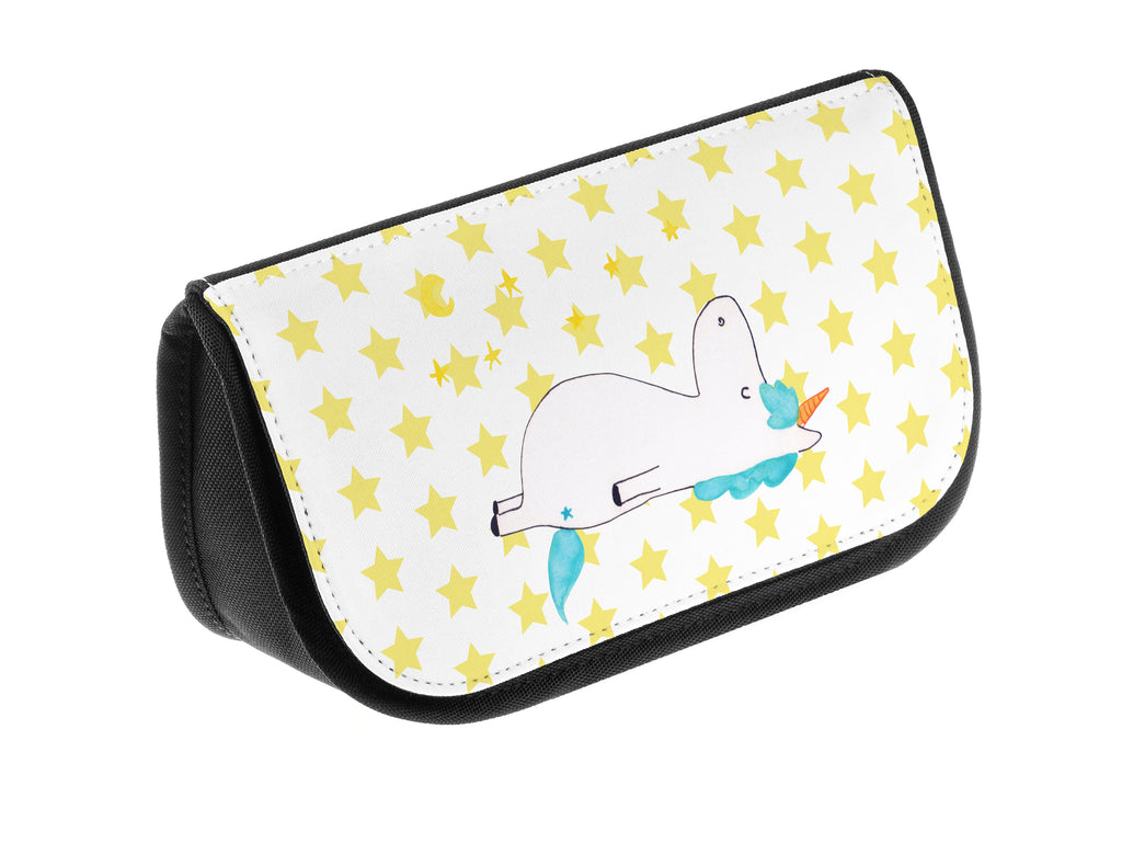 Kosmetiktasche Einhorn Sternenhimmel Kosmetikbeutel, Kulturtasche, Kulturbeutel, Schminktasche, Make-Up Tasche, Einhorn, Einhörner, Einhorn Deko, Pegasus, Unicorn, Sterne, Dachschaden, Verrückt, Sternenhimmel