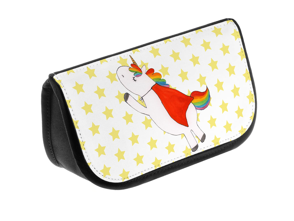 Kosmetiktasche Einhorn Super Kosmetikbeutel, Kulturtasche, Kulturbeutel, Schminktasche, Make-Up Tasche, Einhorn, Einhörner, Einhorn Deko, Pegasus, Unicorn, Traummann, Superheld, Held, Freundin, Geschenk, Girl, Mädchen