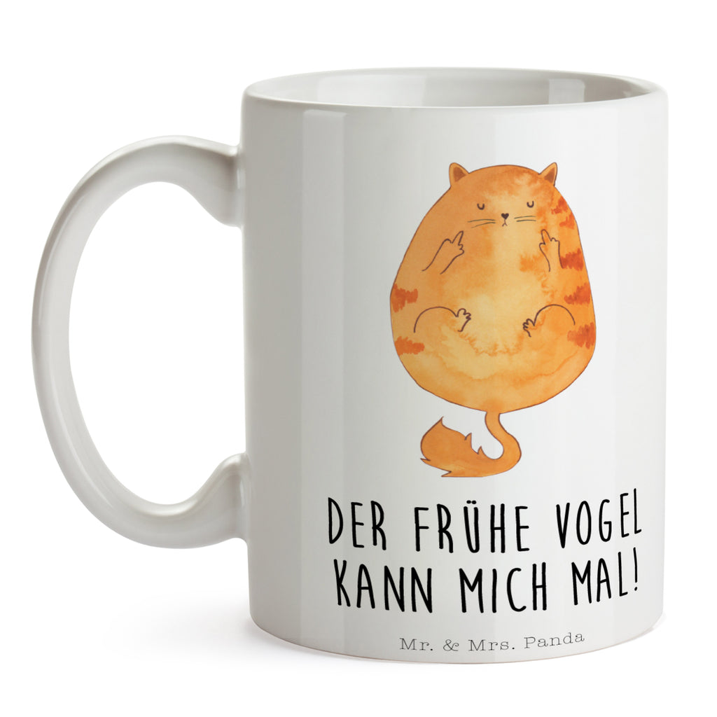 Tasse Katze Frühaufsteher Der frühe Vogel kann mich mal, Morgenmuffel, Frühaufsteher, Kaffee, Katzen, Katze, Kater, Mietze Becher, Kaffeetasse, Kaffeebecher, Tee, Frühstück, Büro  Katze, Katzenmotiv, Katzenfan, Katzendeko, Katzenfreund, Katzenliebhaber, Katzenprodukte, Katzenartikel, Katzenaccessoires, Katzensouvenirs, Katzenliebhaberprodukte, Katzenmotive
