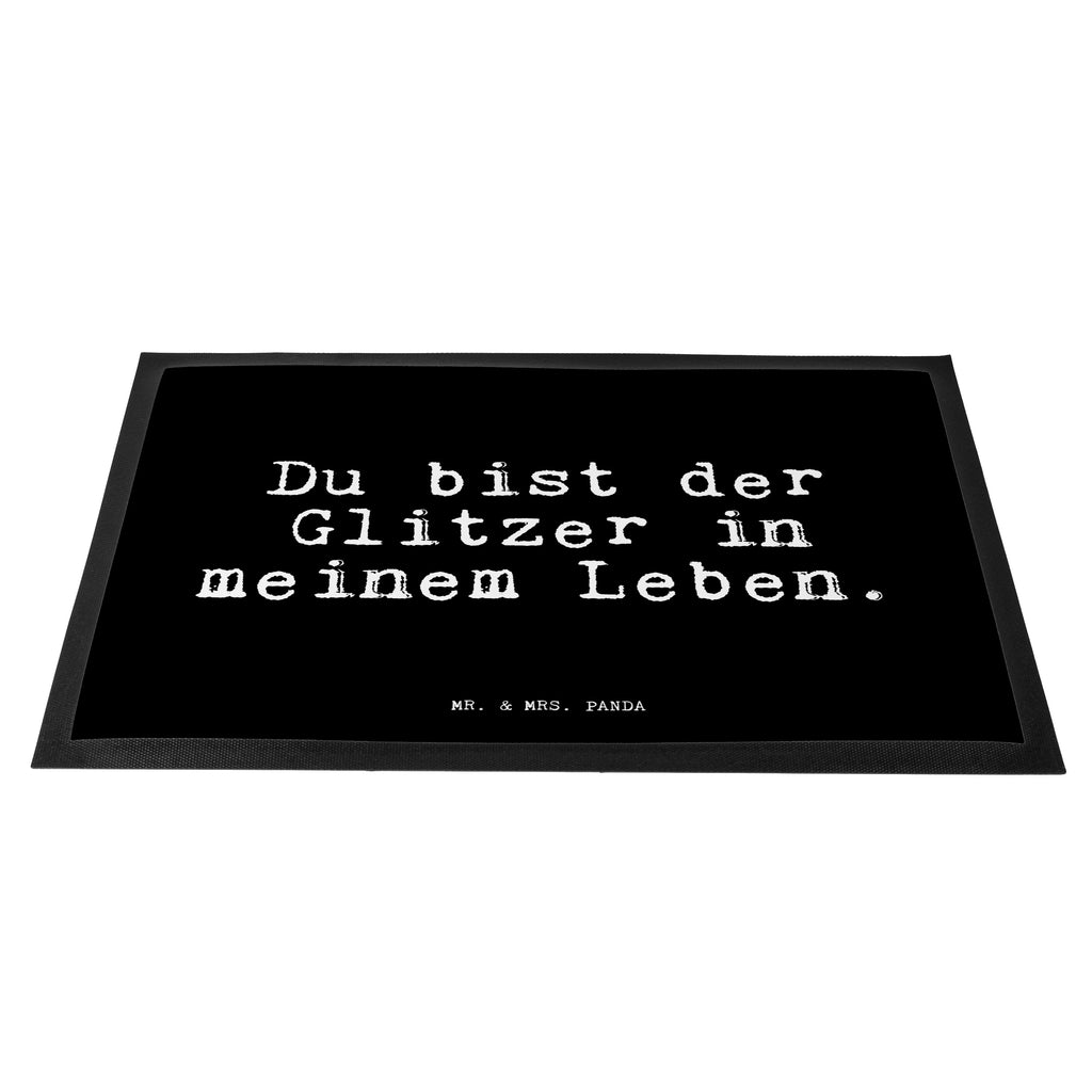 Fußmatte Fun Talk Du bist der Glitzer in meinem Leben. Türvorleger, Schmutzmatte, Fußabtreter, Matte, Schmutzfänger, Fußabstreifer, Schmutzfangmatte, Türmatte, Motivfußmatte, Haustürmatte, Vorleger, Spruch, Sprüche, lustig, Weisheiten, Zitate, Glizer Spruch Sprüche Weisheiten Zitate Lustig Weisheit Worte