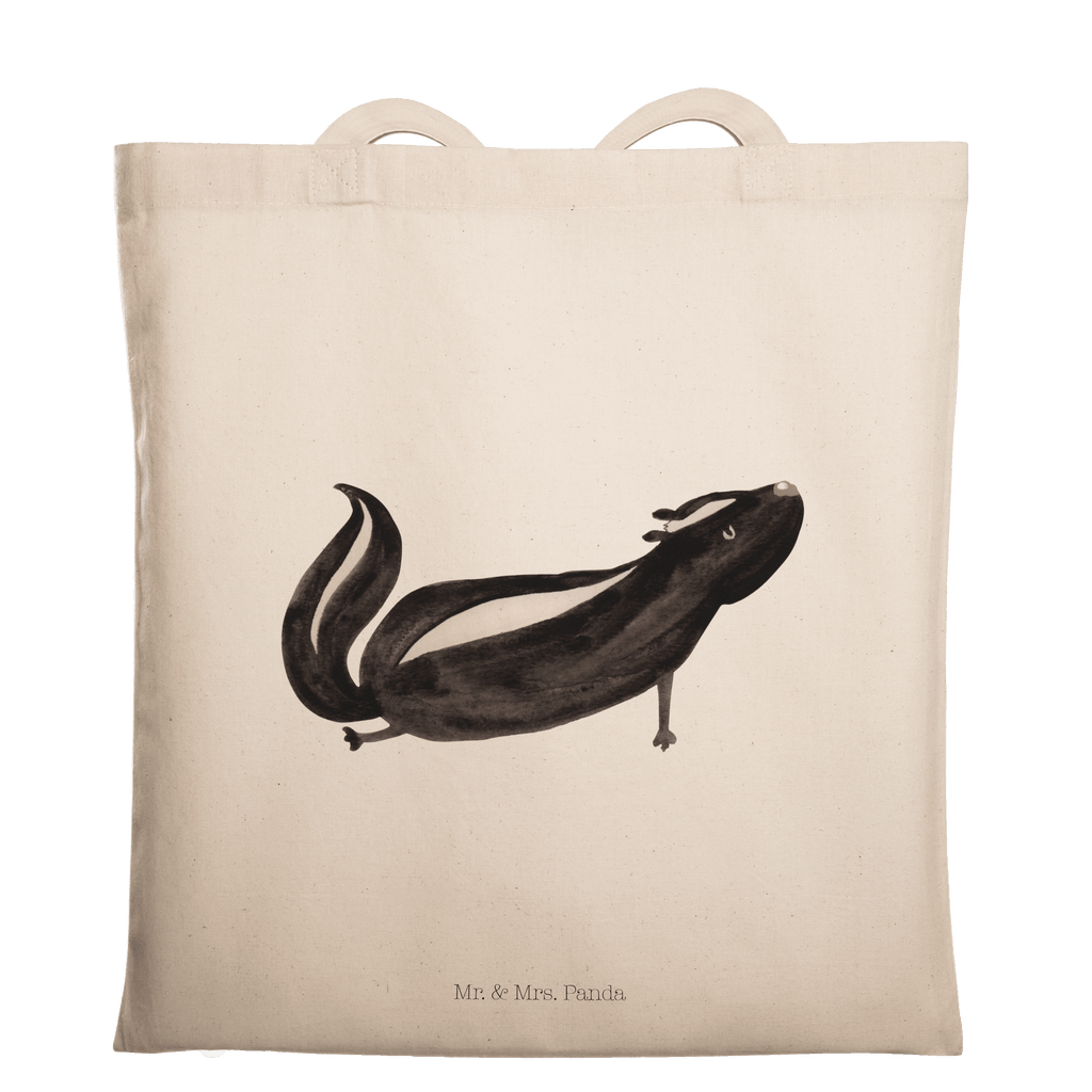 Tragetasche Stinktier Yoga Beuteltasche, Beutel, Einkaufstasche, Jutebeutel, Stoffbeutel, Stinktier, Skunk, Wildtier, Raubtier, Stinker, Stinki, Yoga, Namaste, Lebe, Liebe, Lache