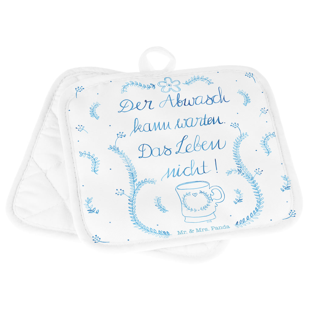 2er Set Topflappen  Der Abwasch kann warten Topflappen, Topfuntersetzer, Ofenhandschuh, Topflappen Set, Topflappen lustig, Topflappen mit Spruch, Blumen Deko, Frühlings Deko, Sommer Deko, Dekoration, positive Botschaft, Naturliebhaber, Outdoor, Natur, Abenteuer, Lebensweisheit, Weisheit, Küche Deko, Küche Spruch, Abwasch, Küchendienst, Leben Spruch, Geschenk Reise