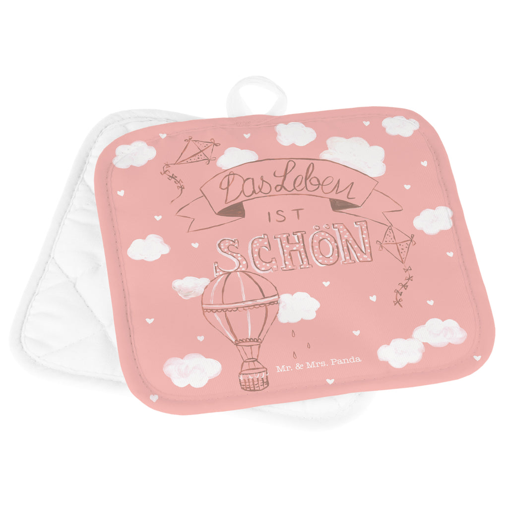 2er Set Topflappen  Heißluftballons Das Leben ist schön Topflappen, Topfuntersetzer, Ofenhandschuh, Topflappen Set, Topflappen lustig, Topflappen mit Spruch, Blumen Deko, Frühlings Deko, Sommer Deko, Dekoration, positive Botschaft, Naturliebhaber, Outdoor, Natur, Abenteuer, Heißluftballon, Leben, Das Leben ist schön, Spruch Leben, Zitat, Inspiration, erleben, glücklich sein, Deko Haus