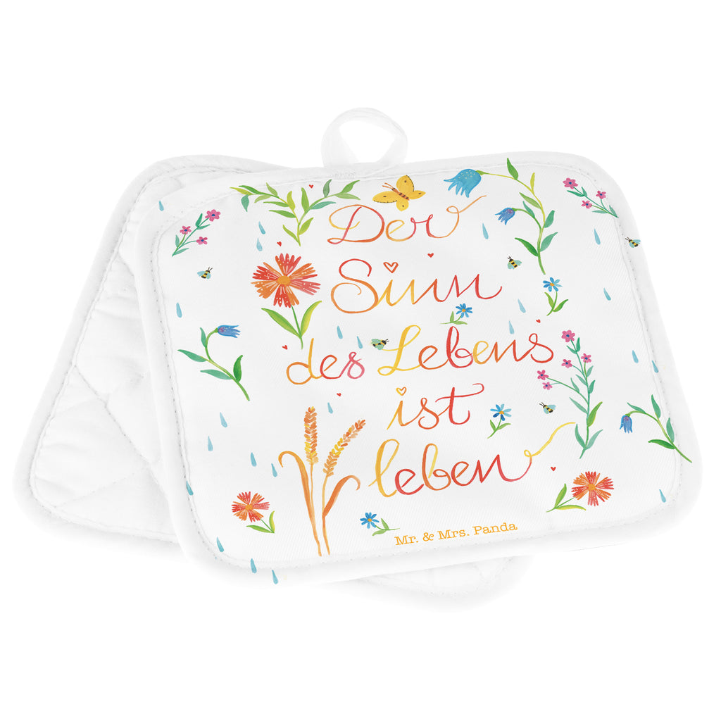 2er Set Topflappen  Sinn des Lebens Topflappen, Topfuntersetzer, Ofenhandschuh, Topflappen Set, Topflappen lustig, Topflappen mit Spruch, Blumen Deko, Frühlings Deko, Sommer Deko, Dekoration, positive Botschaft, Naturliebhaber, Outdoor, Natur, Abenteuer, Sinn des Lebens, Leben, Sinn, Lebensinhalt, Motivation, Zitat, Spruch, Caspar