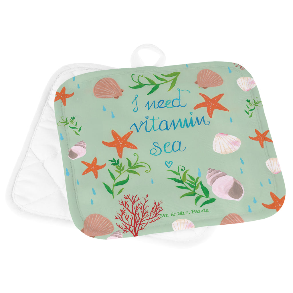 2er Set Topflappen  Vitamin Sea Topflappen, Topfuntersetzer, Ofenhandschuh, Topflappen Set, Topflappen lustig, Topflappen mit Spruch, Blumen Deko, Frühlings Deko, Sommer Deko, Dekoration, positive Botschaft, Naturliebhaber, Outdoor, Natur, Abenteuer, Vitamin Sea, See, Schwimmen Spruch, Schwimmer Geschenk, Strand Urlaub, Wasserratte Geschenk, Urlaub am Meer