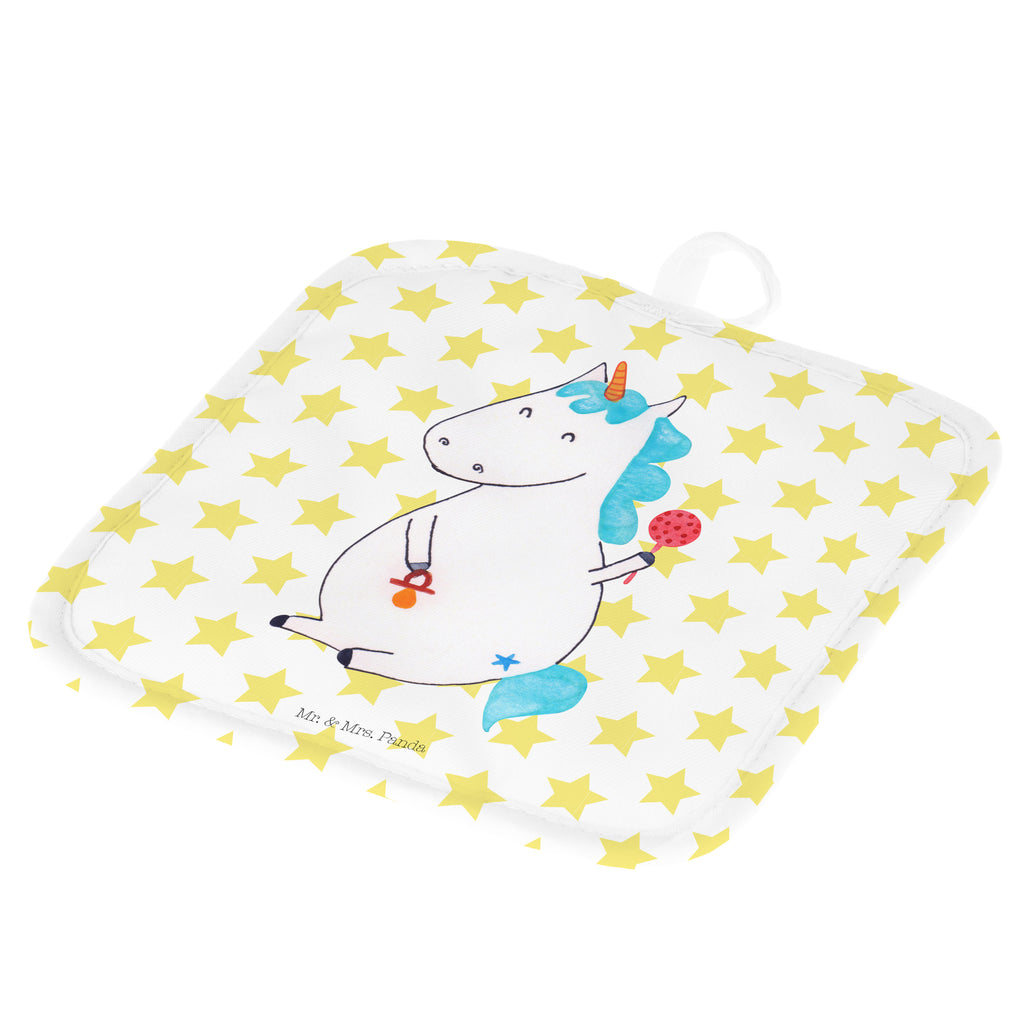 2er Set Topflappen  Einhorn Baby Topflappen, Topfuntersetzer, Ofenhandschuh, Topflappen Set, Topflappen lustig, Topflappen mit Spruch, Einhorn, Einhörner, Einhorn Deko, Pegasus, Unicorn, Mutter, Geburt, Geburtstag, erstes Kind, Baby, Babyglück, Nachwuchs, Eltern, Party, Kind, Schnuller