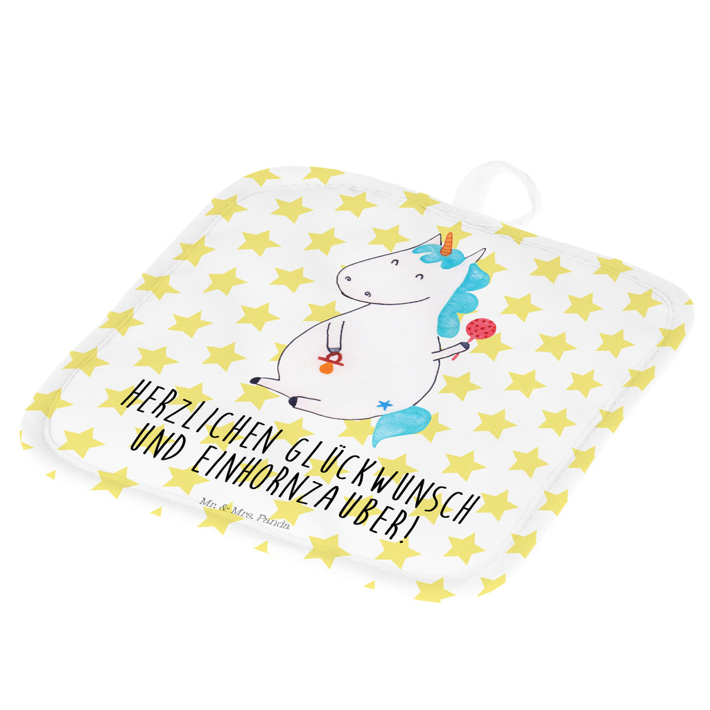 2er Set Topflappen  Einhorn Baby Topflappen, Topfuntersetzer, Ofenhandschuh, Topflappen Set, Topflappen lustig, Topflappen mit Spruch, Einhorn, Einhörner, Einhorn Deko, Pegasus, Unicorn, Mutter, Geburt, Geburtstag, erstes Kind, Baby, Babyglück, Nachwuchs, Eltern, Party, Kind, Schnuller