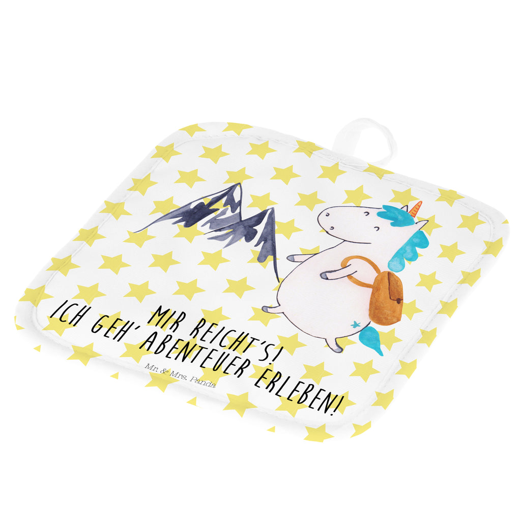 2er Set Topflappen  Einhorn Bergsteiger Topflappen, Topfuntersetzer, Ofenhandschuh, Topflappen Set, Topflappen lustig, Topflappen mit Spruch, Einhorn, Einhörner, Einhorn Deko, Pegasus, Unicorn, Bergsteiger, Abenteuer, Berge, Abenteurer, Weltenbummler, Weltreise, Reisen, Urlaub, Entdecker