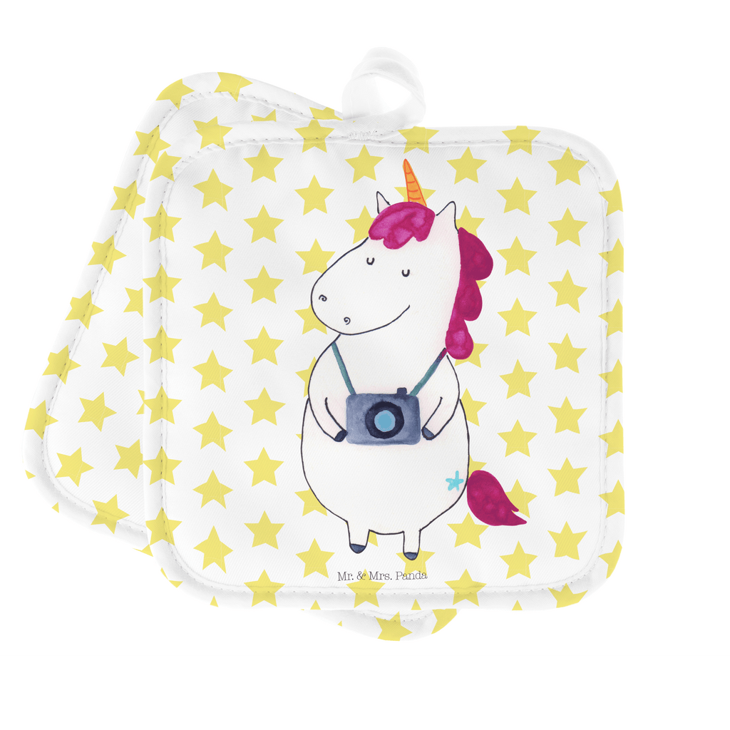 2er Set Topflappen  Einhorn Fotograf Topflappen, Topfuntersetzer, Ofenhandschuh, Topflappen Set, Topflappen lustig, Topflappen mit Spruch, Einhorn, Einhörner, Einhorn Deko, Pegasus, Unicorn, Fotograf, Fotografie, Kamera, Reisen, Weltreise, Weltenbummler, Urlaub, Tourist, Kurztrip, Reise, Städtereise