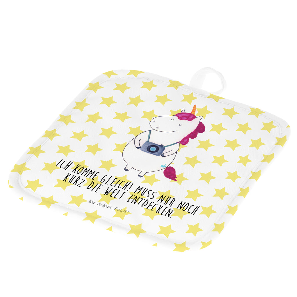 2er Set Topflappen  Einhorn Fotograf Topflappen, Topfuntersetzer, Ofenhandschuh, Topflappen Set, Topflappen lustig, Topflappen mit Spruch, Einhorn, Einhörner, Einhorn Deko, Pegasus, Unicorn, Fotograf, Fotografie, Kamera, Reisen, Weltreise, Weltenbummler, Urlaub, Tourist, Kurztrip, Reise, Städtereise