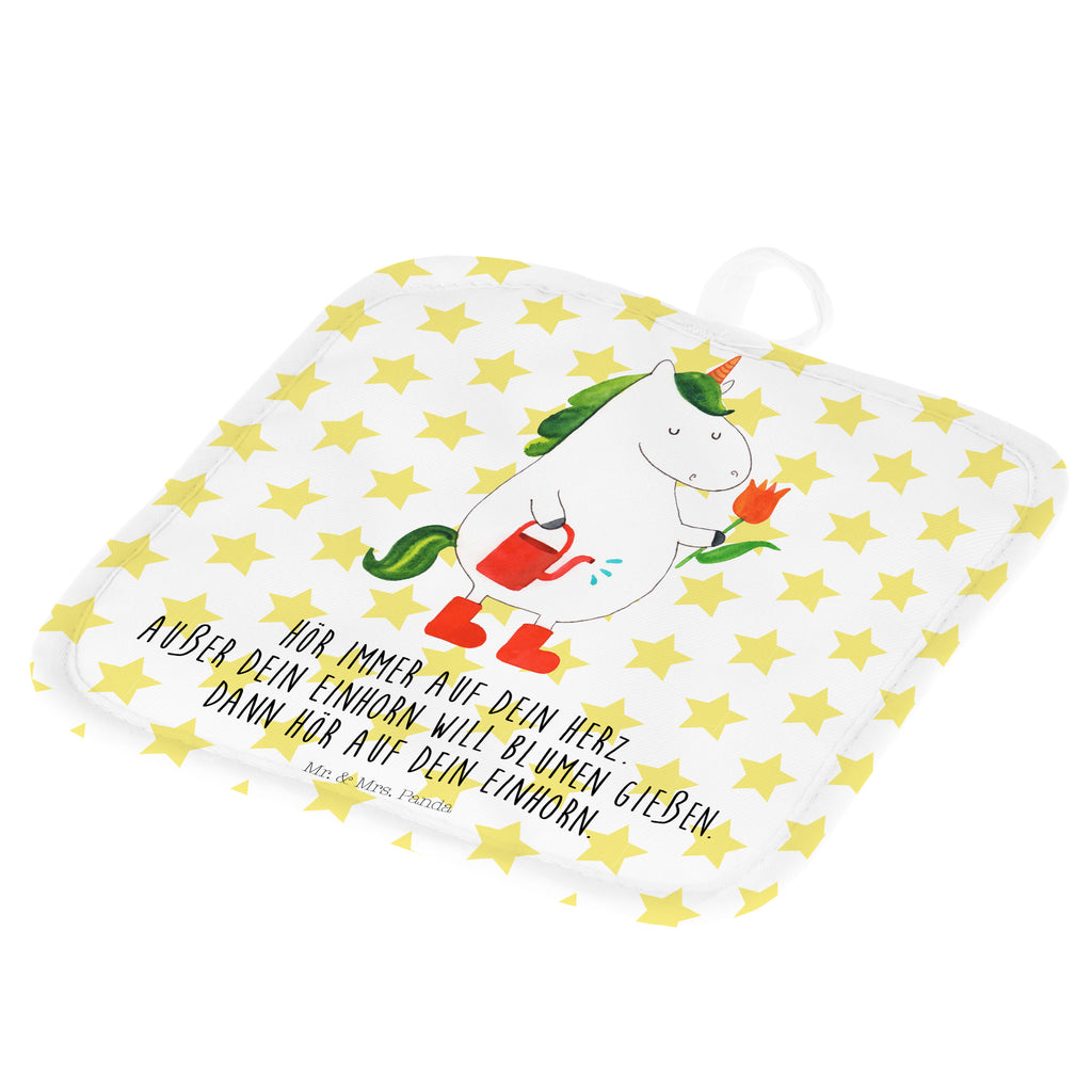 2er Set Topflappen  Einhorn Gärtner Topflappen, Topfuntersetzer, Ofenhandschuh, Topflappen Set, Topflappen lustig, Topflappen mit Spruch, Einhorn, Einhörner, Einhorn Deko, Pegasus, Unicorn, Luftballon, Gießkanne, Giesskanne, Lebenslust, Freude, Blume, Freundin, Garten, Stiefel