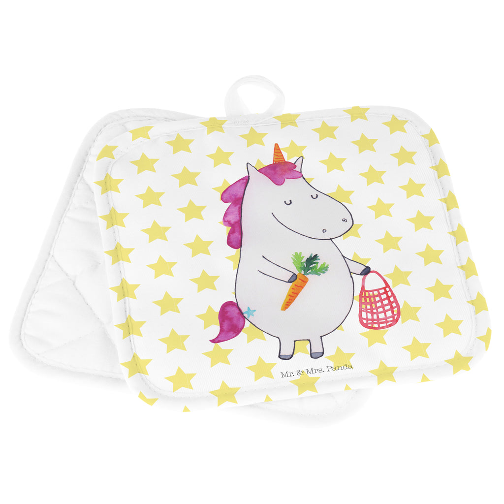 2er Set Topflappen  Einhorn Gemüse Topflappen, Topfuntersetzer, Ofenhandschuh, Topflappen Set, Topflappen lustig, Topflappen mit Spruch, Einhorn, Einhörner, Einhorn Deko, Pegasus, Unicorn, Biomarkt, Bio, Gemüse, Wochenmarkt